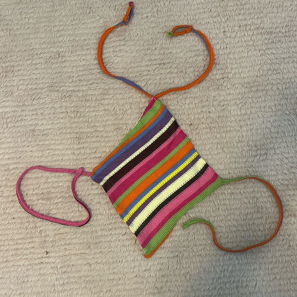 Strappy halter top